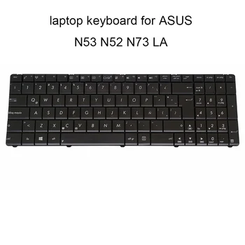 Pakeisti Klaviatūras ASUS N53 N53S N52 DA N52JV K72F LA lotynų black didelis enter klavišas laptop dalys 0KNB0 6221LA00 Originali nauja