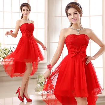 J750 Pigūs Didelis Mažas Raudonas Bridesmaid Suknelę Mergina Baigimo Suknelės Nuotaka Svečias Vestuves Suknelė Su Laivapriekio