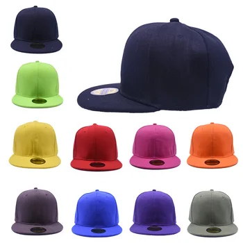 Paprastas Pagrindinės Tuščias Dviejų Spalvų Tonai Butas Bill vientisos spalvos Snapbacks Kepurės Skrybėlės Nemokamas Pristatymas