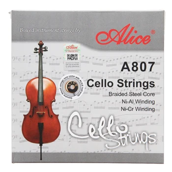 Alice A807 Violončelės Stygos Pintas Plieno Core