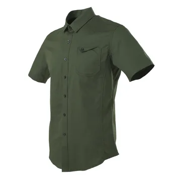 Kietojo darbo drabužiai marškinėliai mygtuką iki vasaros basic marškinėliai išgalvotas karinės skatinimo treniruotės armijos žalioji taktinis vyrų Verslo suknelė marškinėliai