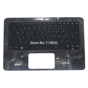 GR klaviatūra HP Probook X360 11 G1 G2 EE GE vokietijos juoda su Palmrest Bezel padengti V1487268S1 6037B0129304 atsarginės dalys
