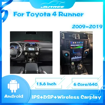 13.6 Colių Android Automobilio Radijo Toyota 4 Runner 2009-2019 daugialypės terpės Grotuvas, 2 Din Auto Stereo Garso Imtuvas GPS Navigacijos