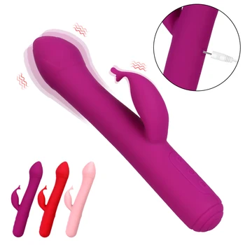 Lotoso Formos Sekso Žaislai Moterims, Klitorio Stimuliacijos G Spot USB Įkrovimo 12 Vibracijos Dažnius, Dvivietis Vadovas Masturbator