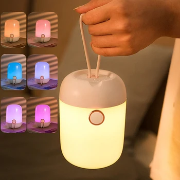 Kūrybos Portable LED Stalas Naktį Šviesos Namuose Miegamojo Lovos Darbalaukio Pritemdomi USB Skaitymo Stalo Lempa