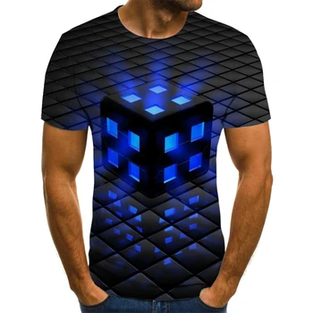 Nauji karšto parduoti vyrų drabužiai 2022 3D Žmogaus T-shirt Vasaros spausdinti atsitiktinis marškinėliai, O-Kaklo trumpomis rankovėmis mados marškinėliai