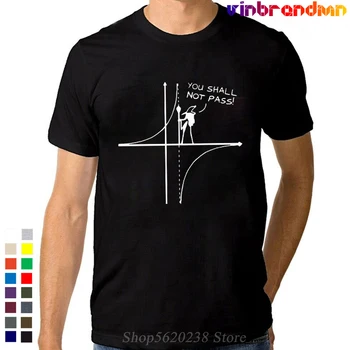 Jums Negali Praeiti Vyrų T Shirts Matematikos Mokslo Nuostabus Tee Marškinėliai trumpomis Rankovėmis apvalios kaklo Marškinėliai Medvilnės Vasaros Drabužių tees Homme