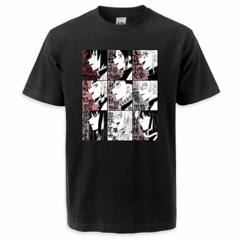 Demon Slayer Vasarą Karšto Anime Tee Marškinėliai Mens Tanjirou Kimetsu Nr. Yaiba T-Shirt 2022 Klasikinio Crewneck Streetwear Aukštos Kokybės