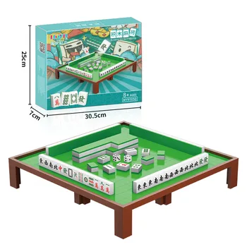 Kūrybos Mini Mahjong Lentelė Micro Blokai Surinkto Modelio Laisvalaikio 