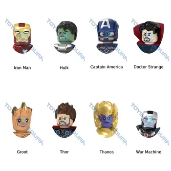Thor Thanos Kapitonas Amerika, Geležinis Žmogus Karo Mašina Hulk Groot Daktaras Keista Modelio Blokai SS Plytų Nustatyti, Dovanos, Žaislai