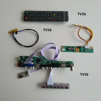 TV LCD LED VGA, AV LED USB Valdiklio plokštės rinkinys 30pin LTN170BT08-G01 17.0
