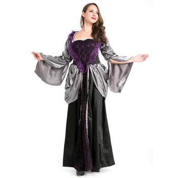 Helovinas Seksualus Deluxe Stebuklų Karalienės Kostiumas Vampyras Blogio Ragana Cosplay Fantasia Išgalvotas Suknelė