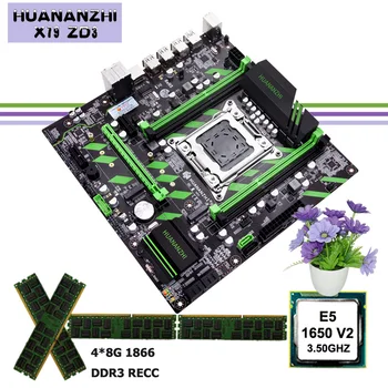 HUANANZHI X79-ZD3 Plokštė su Dviguba M. 2 NVMe/NGFF laiko Tarpsnių Geras Procesorius Xeon E5 1650 V2 Didelis Markės RAM 32G(4*8G) 1866 REG ECC