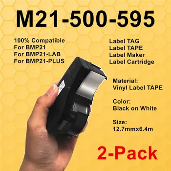 1~2PK M21 500 595 Suderinama Vinilo Etiketės, juostos, Juostelės ŽYMES Label Maker 
