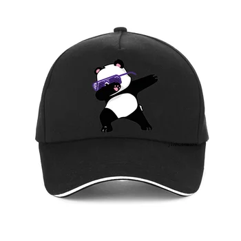 Vasarą Naujas Cool vyrų Šokiai Panda Beisbolas bžūp mados Juokinga Spausdinti Tepdami Panda Tėtis skrybėlę Unisex reguliuojamas snapback skrybėlės